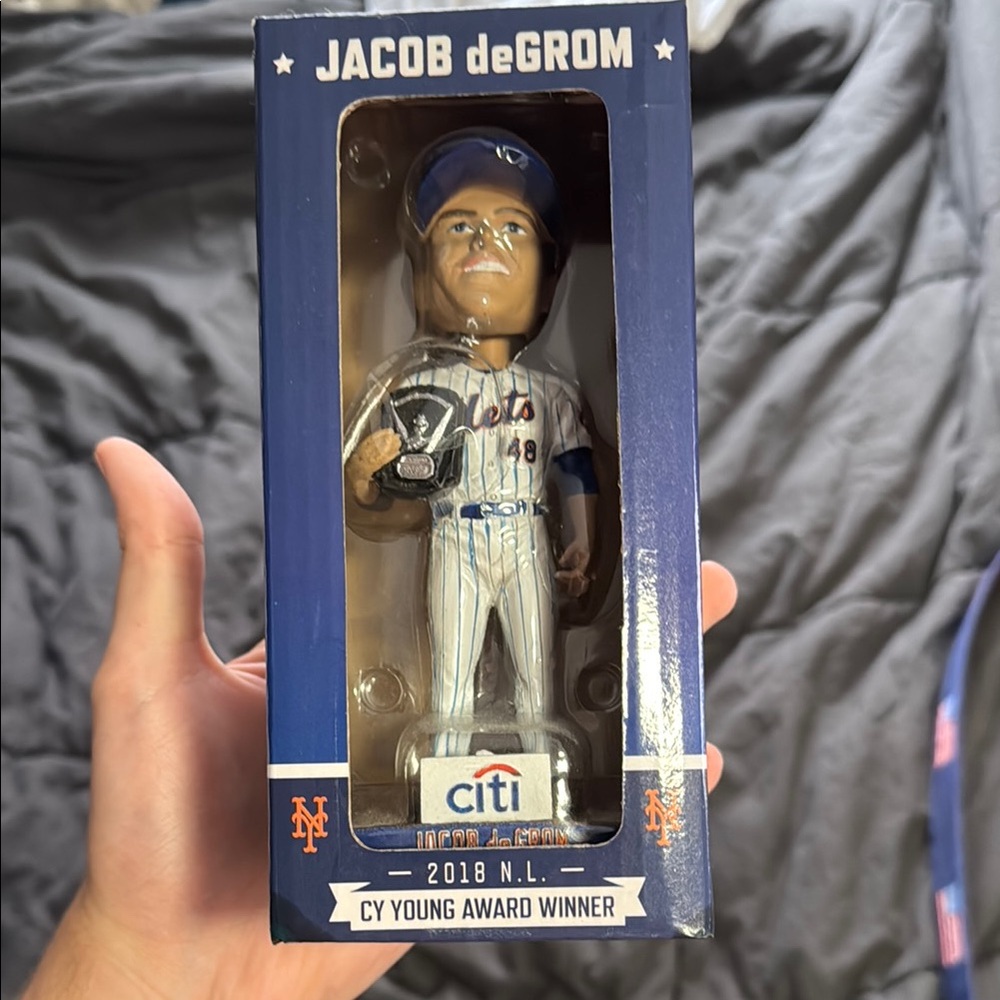 Jacob deGrom Bobblehead, never opened